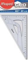 Maped COR_IMA242621 Háromszög vonalzó, műanyag, 60°, 21 cm,  