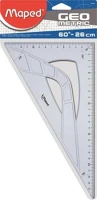 Maped COR_IMA242626 Háromszög vonalzó, műanyag, 60°, 26 cm,  