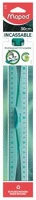 Maped COR_IMA244130 Vonalzó, műanyag, hajlítható, 30 cm, leszorítóval,  