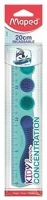 Maped COR_IMA277900 Vonalzó, műanyag, 20 cm,   