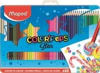 Maped COR_IMA832058 színes ceruza készlet, háromszögletű, fém doboz, maped 