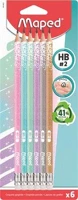 Maped COR_IMA851803 grafitceruza radírral, hb, háromszögletű, maped 