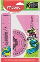 Maped COR_IMA895024 Vonalzókészlet, műanyag, törhetetlen, 3 darabos,  