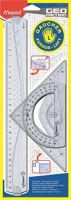 Maped COR_IMA897118 Vonalzókészlet, műanyag, 3 darabos, balkezes, kép