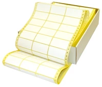 Markin PPP1061-0808 Etikett címke leporellós 60x36,2 mm 4000 db/doboz egypályás kép