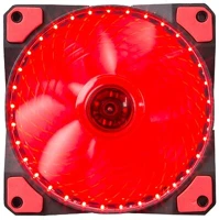 Marvo FN-11 RD Cooler 12cm -  (18db; max. 97,18 m3/h; 3pin csatlakozó; ház hűtésre, piros led) kép