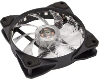 Marvo FN-13 RGB Cooler 12cm -  (16db; max. 90,38 m3/h; 3pin csatlakozó; ház hűtésre, rgb led) kép