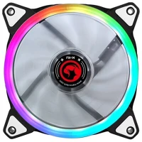 Marvo FN-14 RGB Cooler 14cm -  (26,8db; max. 52,36 m3/h; 4pin csatlakozó; ház hűtésre, rgb led) kép