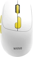Marvo M809WWH M809w wireless bluetooth mouse white kép