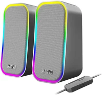 Marvo SG-285 GY Spk  havoc 20 vezetékes hangszóró - fehér - rgb viágítás kép