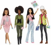 Mattel mat hcn25 Barbie: együtt a földért karrierbabák, 4 db-os szett (mat hcn25)