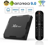 Max X96 MAX 8K Android media player 4/64 ott media player kép