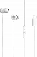 Maxell 348567 square vezetékes fülhallgató mikrofonnal, type-c csatlakozóval, fehér () kép