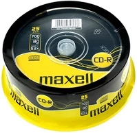 Maxell 22.00021 Írható cd  700mb 25 darabos kép