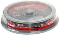 Maxell 22.00036 Írható dvd-r  4,7gb 10 darabos kép