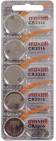 Maxell CR2016-5BP-MAX Cr2016 3v lítium gombelem 5db/csomag kép