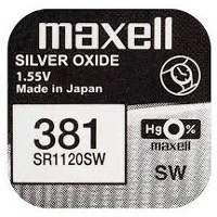 Maxell SR1120SW 1,55 v ezüst-oxid gombelem kép