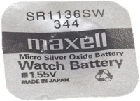 Maxell SR1136SW 1,55 V Sr1136sw 1,55 v ezüst-oxid gombelem kép