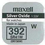 Maxell SR41W 1,55 v ezüst-oxid gombelem kép