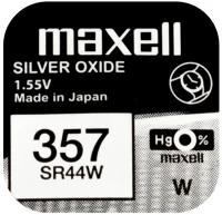 Maxell SR44W 1,55 v ezüst-oxid gombelem kép
