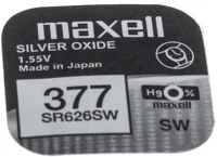 Maxell SR626SW 1,55 v ezüst-oxid gombelem kép