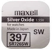 Maxell SR726SW 1,55 v ezüst-oxid gombelem kép