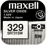 Maxell SR731SW 1,55 v ezüst-oxid gombelem kép