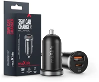 Maxlife ML915375 Mxcc-05 35w pd+qc autós gyorstöltő adapter usb+type-c - fekete kép