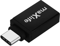 Maxlife TF5900495940742 Adapter - usb / type-c (usb-c), fekete adapter kép
