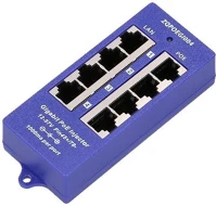 Maxlink POE-BOX4-G 4port gigabit 12v~57v dc poe injector kép