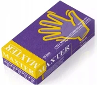 Maxter 9555002105778 Gumikesztyű  latex púdermentes 