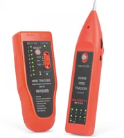 Maxwell-digital 25341-1 WH806 Hanggenerátoros Érpárkereső hangjelzéssel, LED-del - RJ45 kábel kép