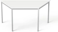 Mayah 75X150/75 CM általános asztal fémlábbal, trapéz alakú kép