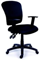 Mayah COR_BBSZVV09 Irodai szék, fekete szövetborítás, fekete lábkereszt,  