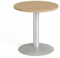 Mayah COR_IBXA57K Tárgyalóasztal, kör, szürke fémlábbal, o 60 cm,  