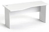 Mayah IBXA24F Íróasztal, íves, balos, laplábbal, 160x80 cm,  
