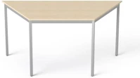 Mayah SV-41 J/ IBXA41J általános asztal fémlábbal, trapéz alakú, 75x150/75 cm, mayah 