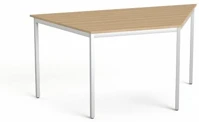 Mayah SV-41 K/ IBXA41K általános asztal fémlábbal, trapéz alakú, 75x150/75 cm, mayah 