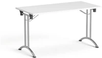 Mayah SV-93/ IBXA93F összecsukható tárgyalóasztal, behajtható fémlábakkal, 130x65 cm, mayah kép
