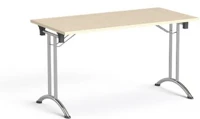 Mayah SV-93/ IBXA93J összecsukható tárgyalóasztal, behajtható fémlábakkal, 130x65 cm, mayah kép