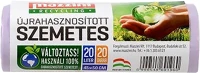 Mazzini 12.01005 Szemeteszsák  20l újrahasznosított 20 darabos kép