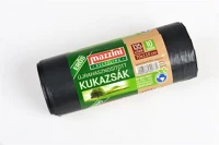 Mazzini COR_KHK909 szemeteszsák, újrahasznosított, erős, 135 l, 10 db,70x110 cm, 30 µ kép