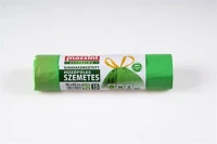 Mazzini COR_KHK915 szemeteszsák, újrahasznosított, húzófüles, 40 l, 15 db, 55x62 cm, 16 µ kép
