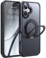 Mcdodo PC-4930 Magsafe tok iphone 16-hoz állvánnyal (fekete) kép