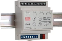 Mean well KAA-4R4V-10 Knx dimmer aktor 4x230vac 10a; 0(1)-10v kép