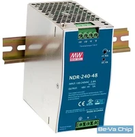 Mean well NDR-240-24 24v 10a 240w din sínre szerelhető tápegység kép