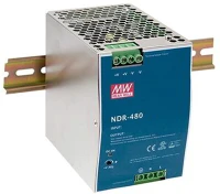 Mean well NDR-480-48 48v 10a 480w din sínre szerelhető tápegység kép