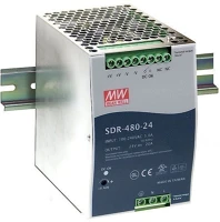Mean well SDR-480-24 24v 20a 480w tápegység kép