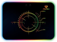 Meetion MT-P010 P010 rgb gaming egérpad fekete kép