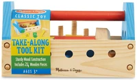 Melissa & doug 279100 Fa készségfejlesztő játék, szerszám- és barkácskészlet